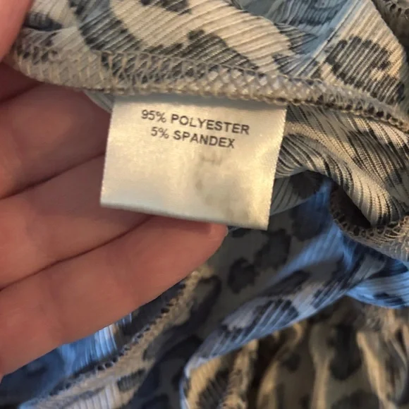 Dainty Jewells Leopard Print Long Sleeve Dress - Picture 4 of 4